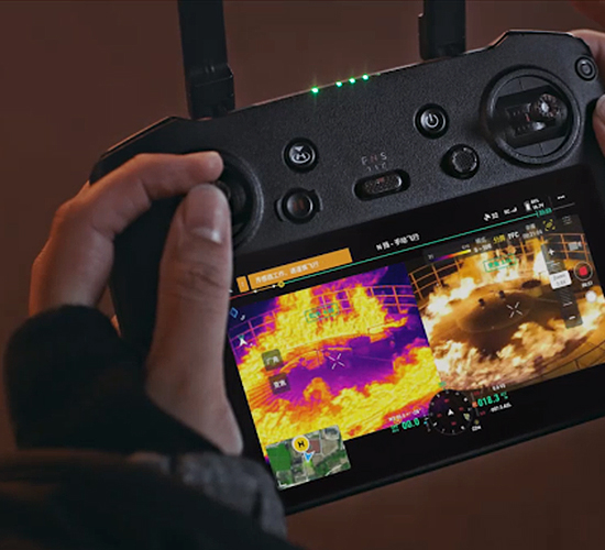 Section Banners thermal drone