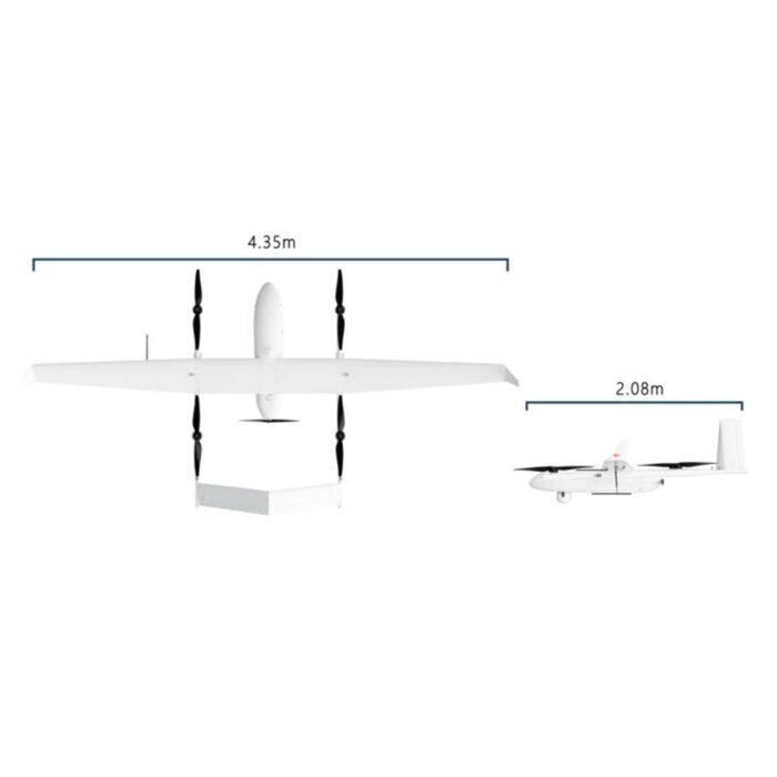 CW-25E Long Endurance Electric Fixed Wing VTOL Drone - Image 5
