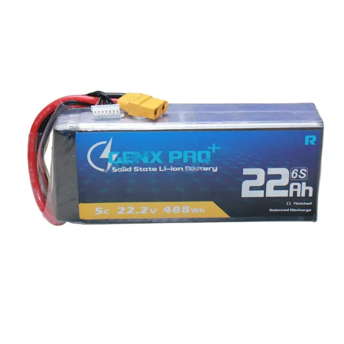 GenX PRO+ Solid State 22.2V 6S 22000mAh 5C 10C Premium Li-ion Battery - Image 1