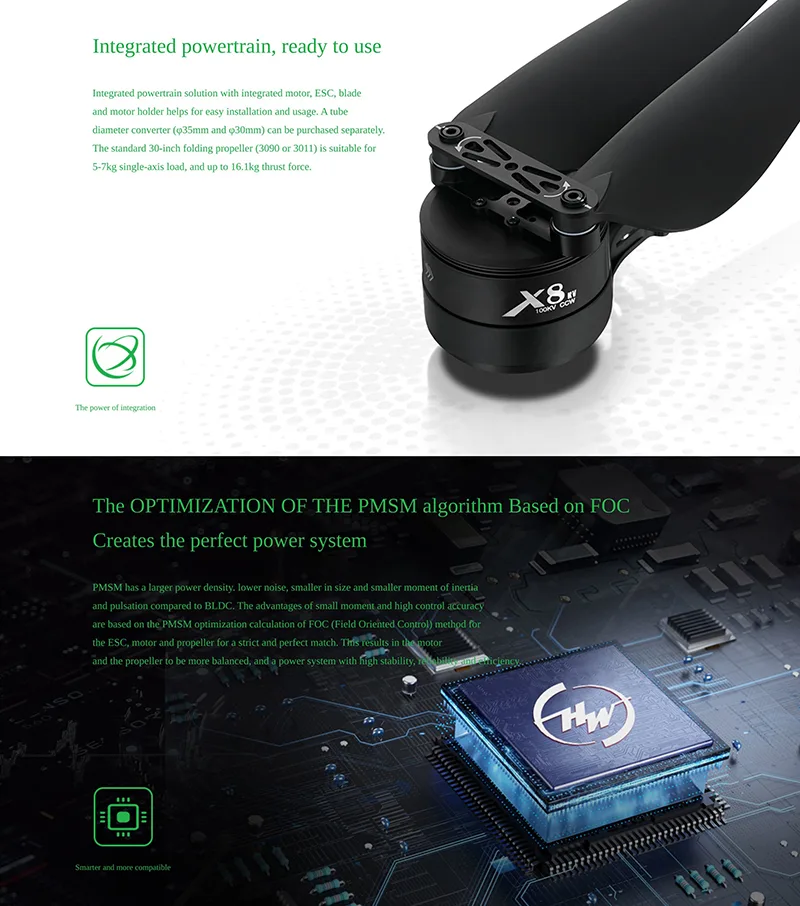 Hobbywing Xrotor X8 CW CCW 013