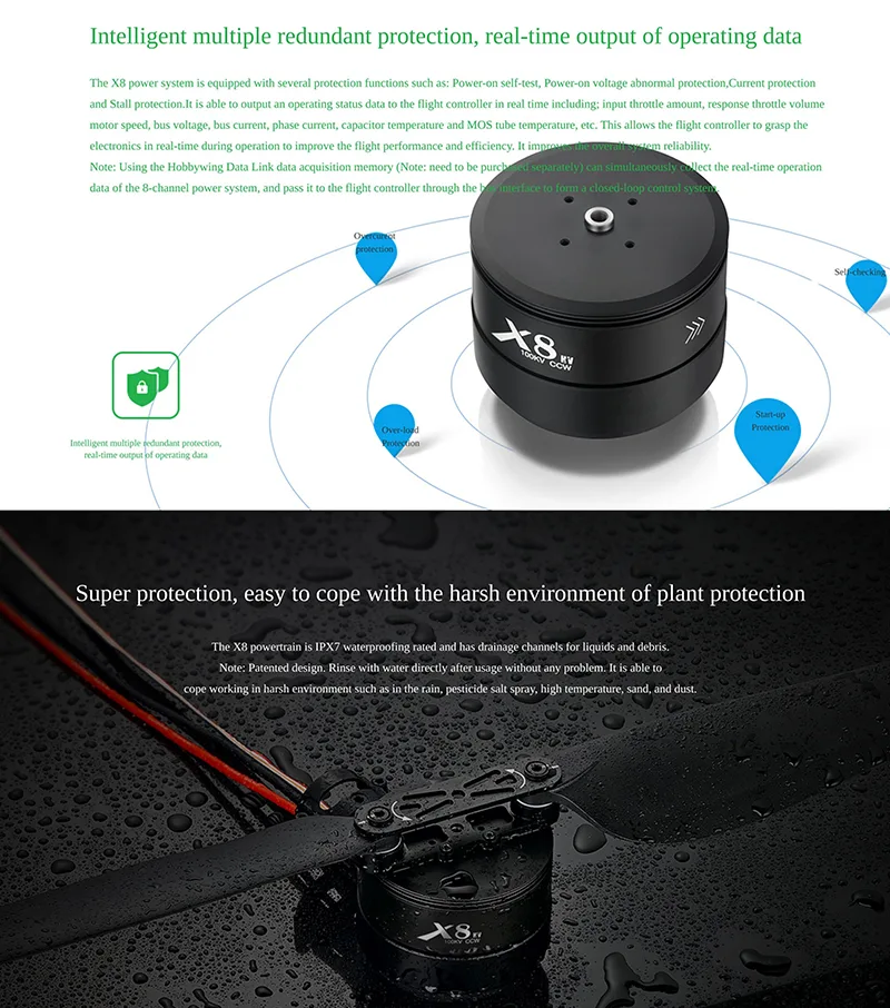 Hobbywing Xrotor X8 CW CCW 02