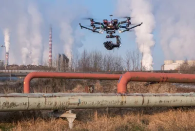 aerial drone oil pipeline inspection and mapping service