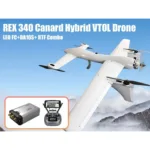 Foxtech REX 340 Canard Hybrid VTOL Drone (REX 340 LEO-2+DA16S+ RTF Combo) - Image 4