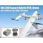 Foxtech REX 340 Canard Hybrid VTOL Drone (REX 340 LEO-2+DA16S+ RTF Combo) - Image 5