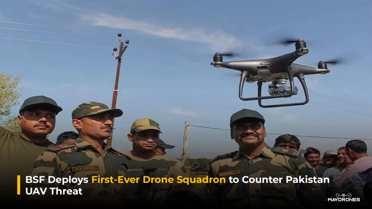 BSF Deploys First-Ever Drone Squadron to Counter Pakistan UAV Threat