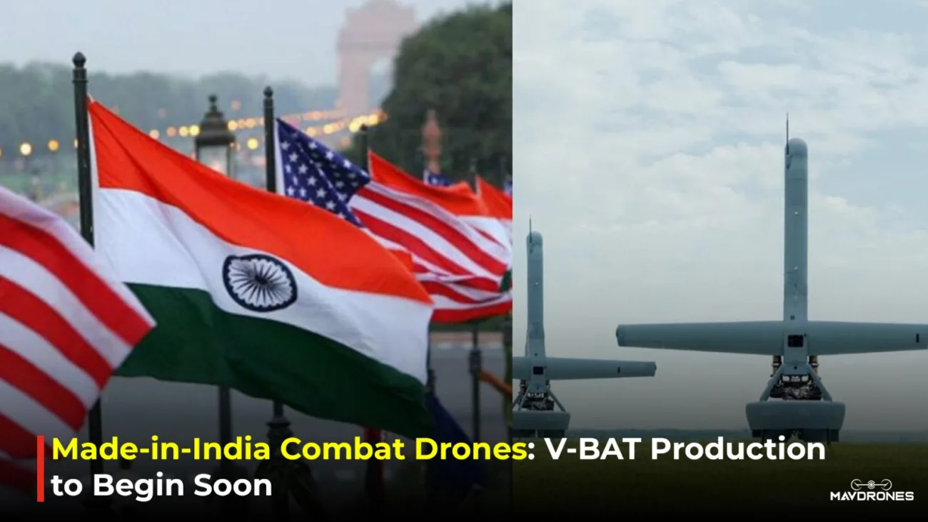 Made-in-India Combat Drones: V-BAT Production to Begin Soon