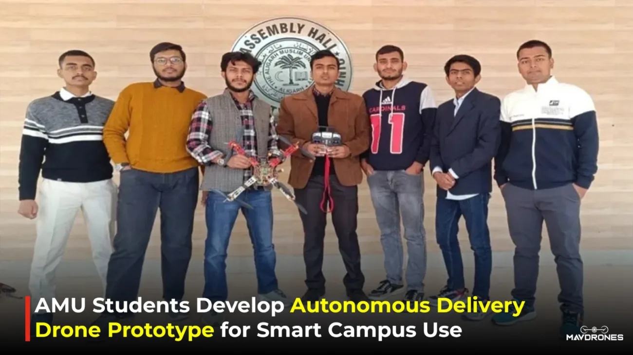 AMU Students Develop Autonomous Delivery Drone Prototype for Smart Campus Use