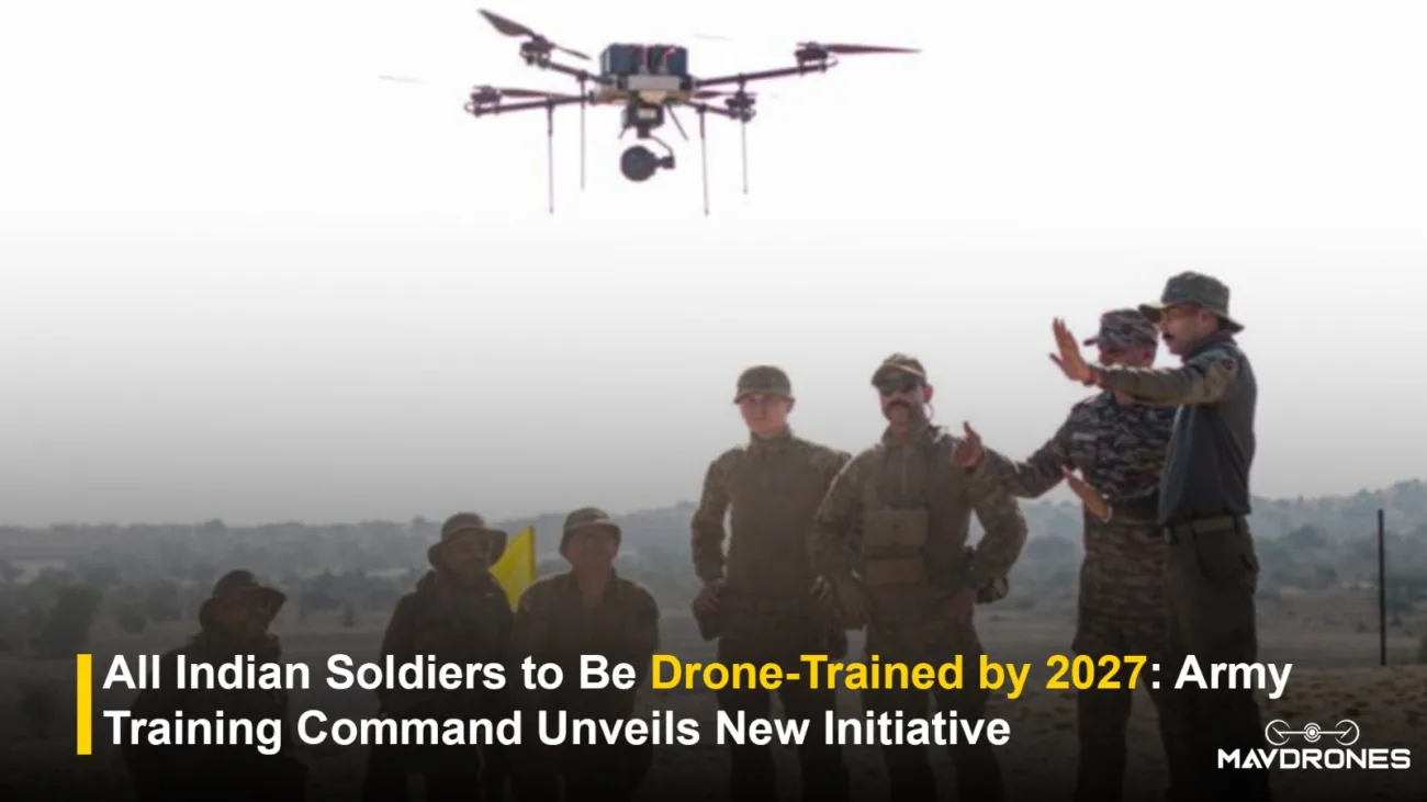 all Indian soldiers to be drone trained by 2027 army training command unveils new initiative