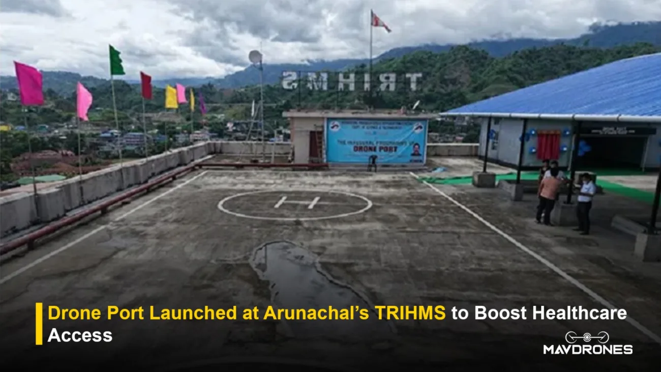 drone port launched at arunachals trihms to boost healthcare access