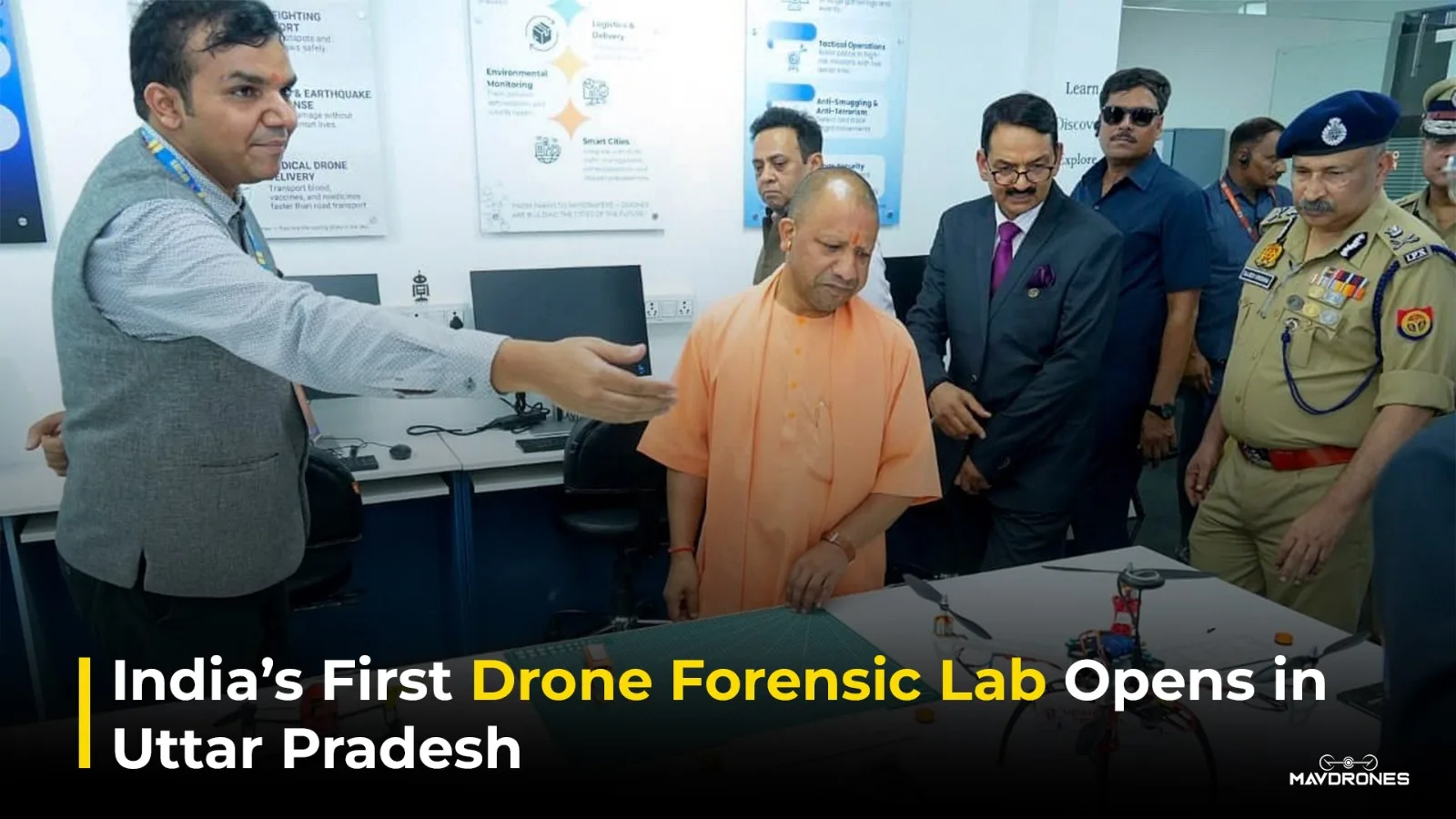 India’s First Drone Forensic Lab Opens in Uttar Pradesh
