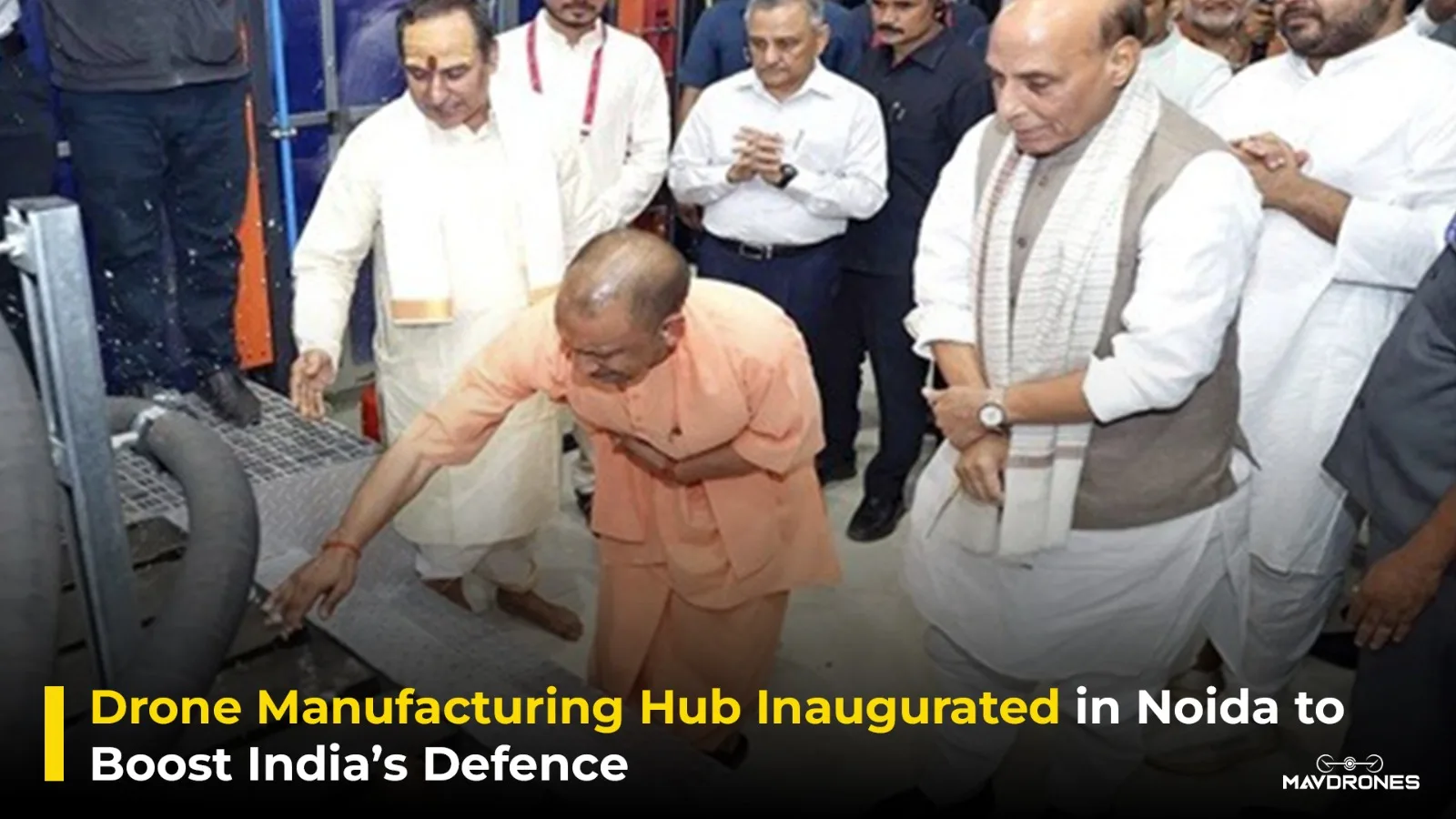 Drone Manufacturing Hub Inaugurated in Noida to Boost India’s Defence