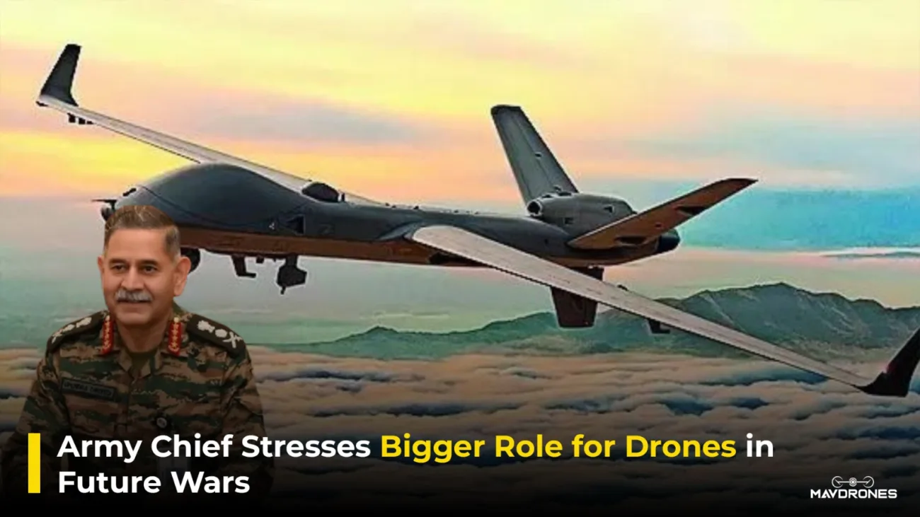 army chief stresses bigger role for drones in future wars