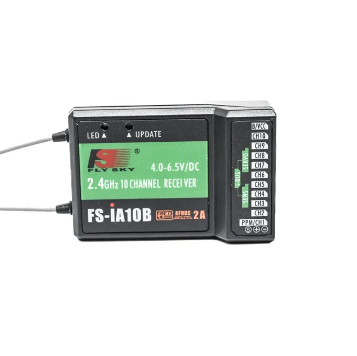 Flysky FS-i6X 2.4GHz 6CH AFHDS 2A RC Transmitter With FS-iA10B 2.4GHz 10CH Receiver - Image 3
