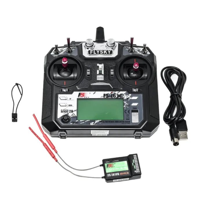 Flysky FS-i6X 2.4GHz 6CH AFHDS 2A RC Transmitter With FS-iA10B 2.4GHz 10CH Receiver - Image 1