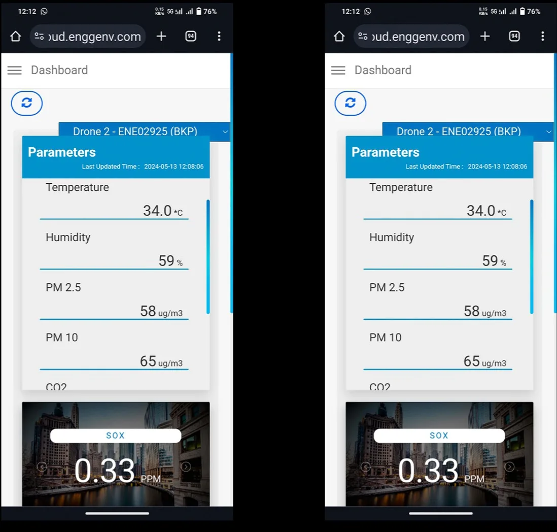 air monitoring drone software