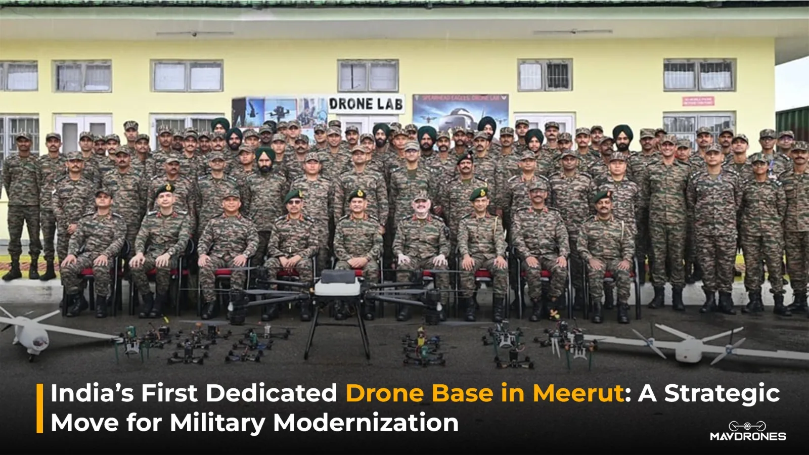 India’s First Dedicated Drone Base in Meerut: A Strategic Move for Military Modernization