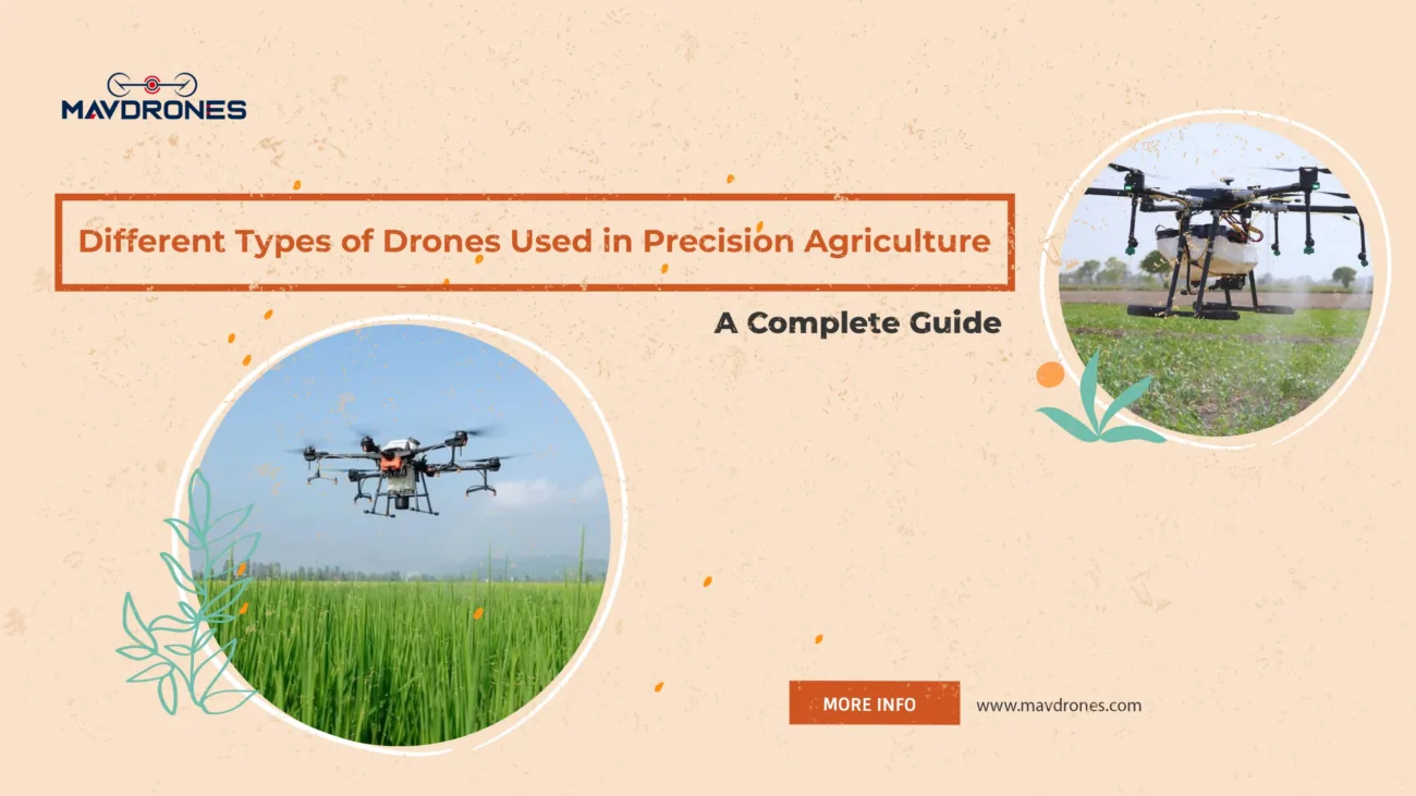 Different Types of Drones Used in Precision Agriculture: A Complete Guide