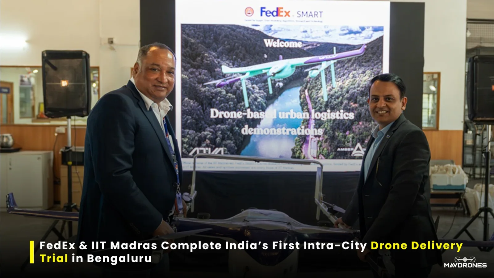 FedEx & IIT Madras Complete India’s First Intra-City Drone Delivery Trial in Bengaluru