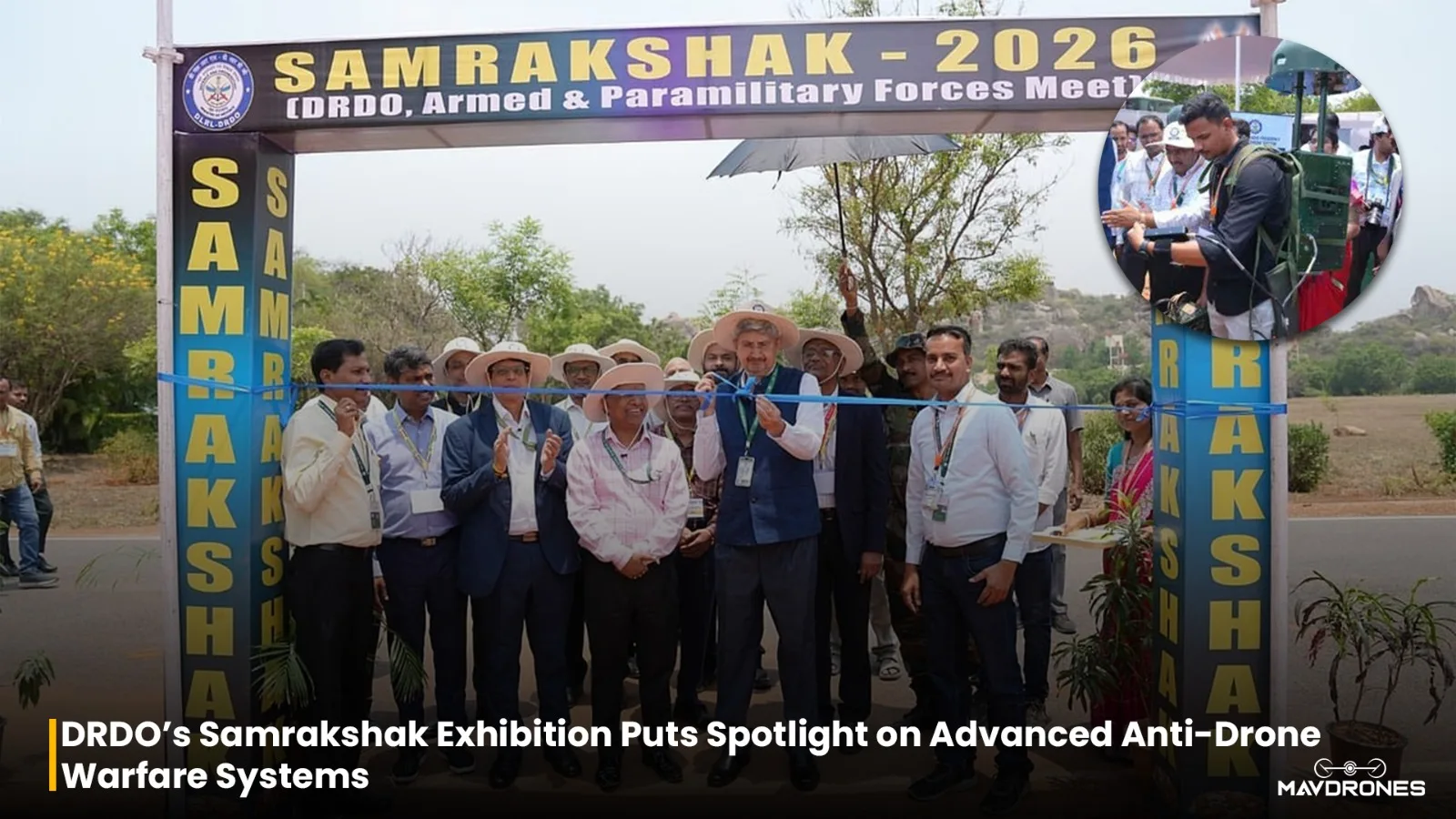 DRDO’s Samrakshak Exhibition Puts Spotlight on Advanced Anti-Drone Warfare Systems