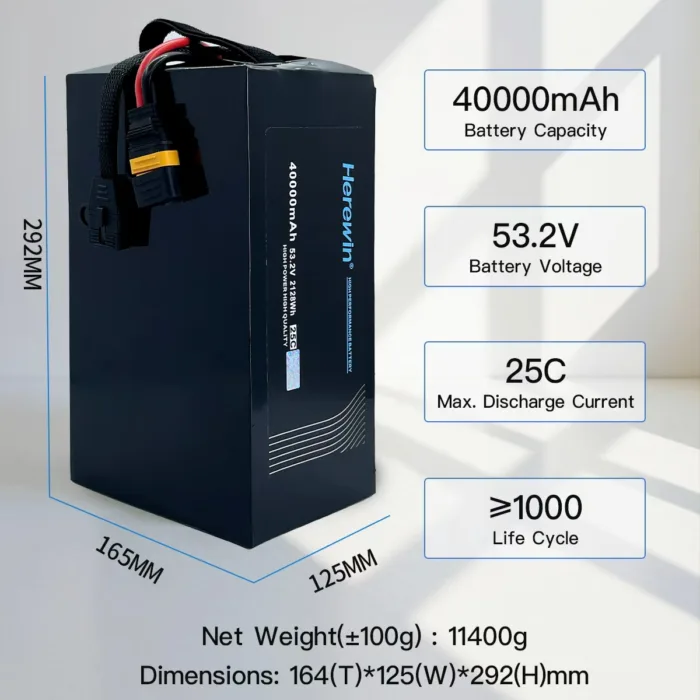 Herewin 14S40Ah 40000 mah High Voltage Battery Long Endurance - Image 2