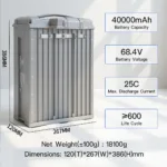 Herewin 25C 18S1P 40000 mah High Voltage Battery Long Endurance - Image 2