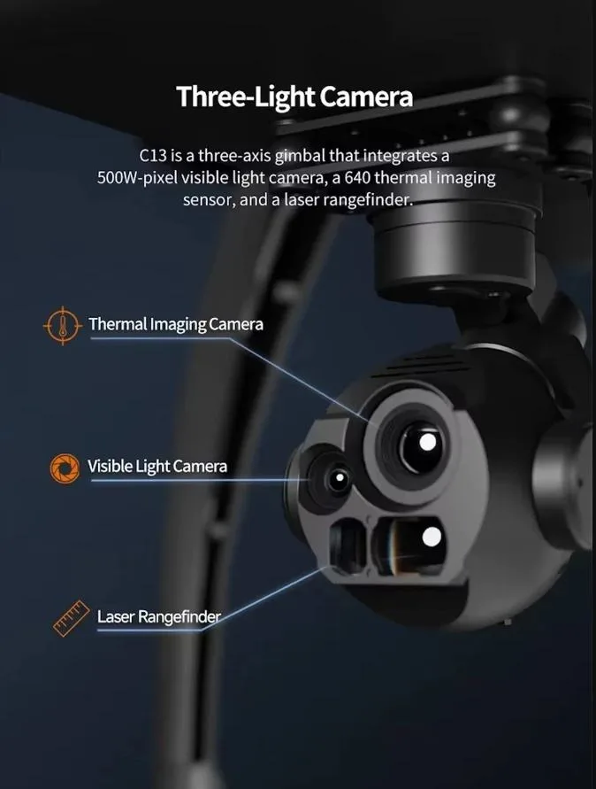 Skydroid C13 AI Tracking 30x Optical Digital Zoom Camera 5