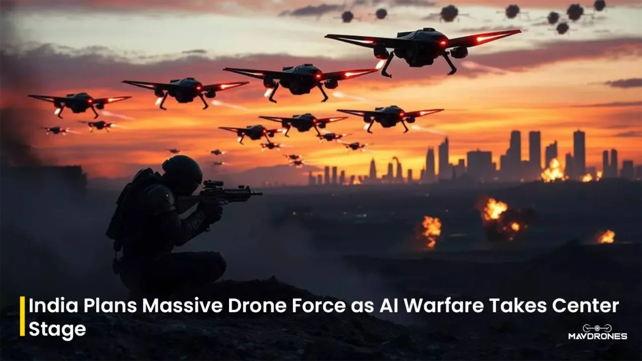 India Plans Massive Drone Force as AI Warfare Takes Center Stage