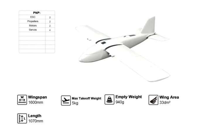 MFD MINI Halo 1600 Crosswind Fixed-Wing UAV - Image 2