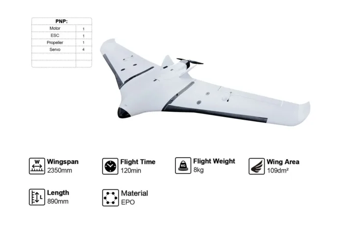 Skywalker X8 Pro Advanced Fixed-Wing Aircraft - Image 3