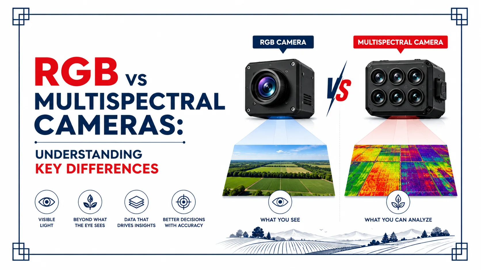 RGB Vs Multispectral Cameras: Understanding Key Differences