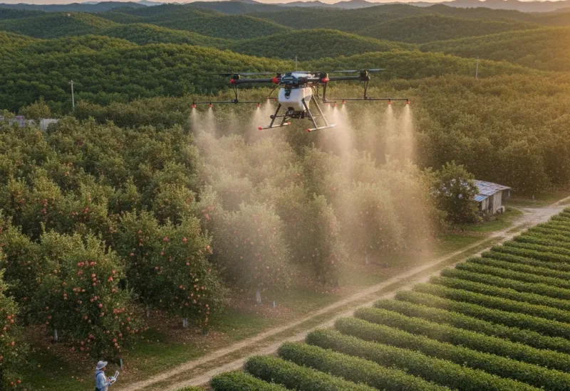 Orchard and plantation spraying Orchard and plantation spraying